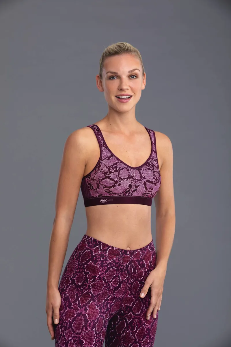Anita Active Extreme Control Sports Bra in Rose Berry-1